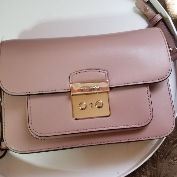 Mk hand bag pink shoulder suze - Picture 12 of 14